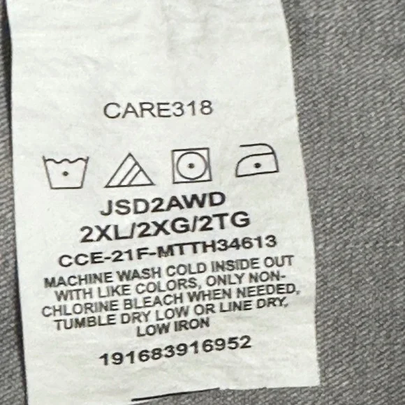 Wrangler Men's 2XL Casual Button Shirt Workwear Cotton Blend Easy Care - Picture 11 of 14